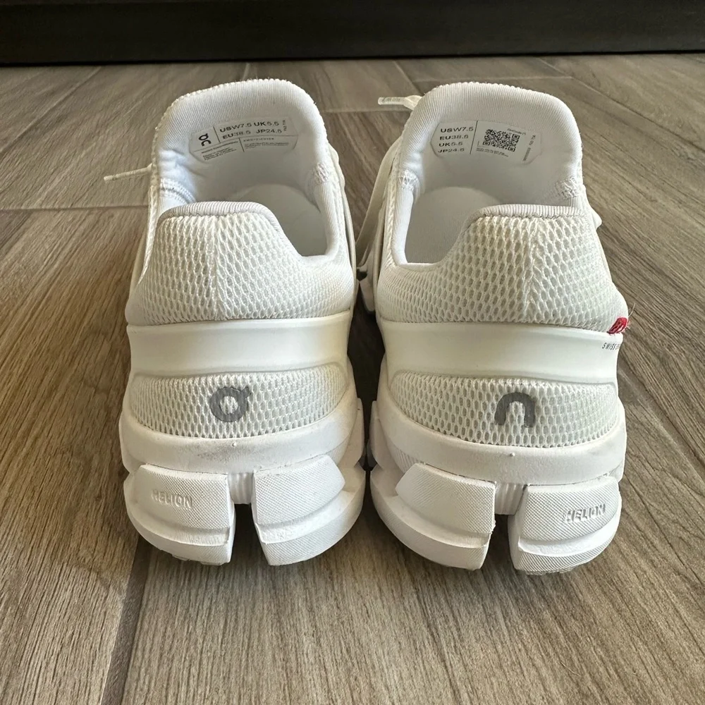 On Cloud White Sneakers - Picture 3 of 7